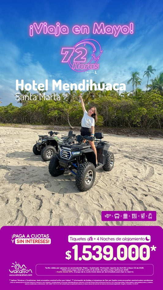 🌴 ¡Aventura y descanso en Santa Marta este mayo! ☀️